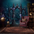 Underwater Ruins Ocean Peel and Stick Wall Mural, Fantasy Coral Reef Removable Wallpaper Bathroom Kids Room Bedroom Decor