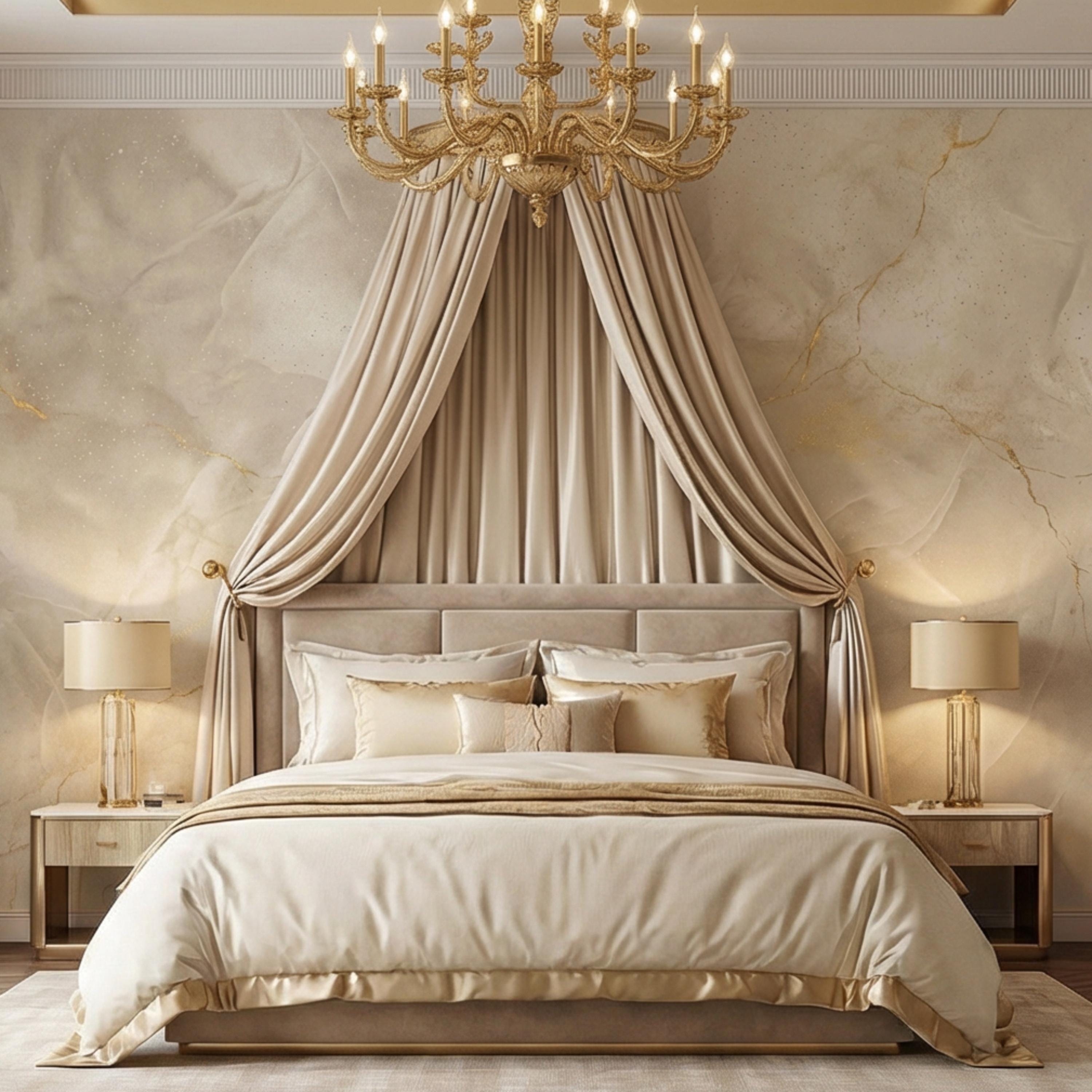 Neutral Cream Beige Plaster Texture with Gold Veins Peel and Stick Wall Mural, Modern Organic Wabi Sabi Abstract Wallpaper