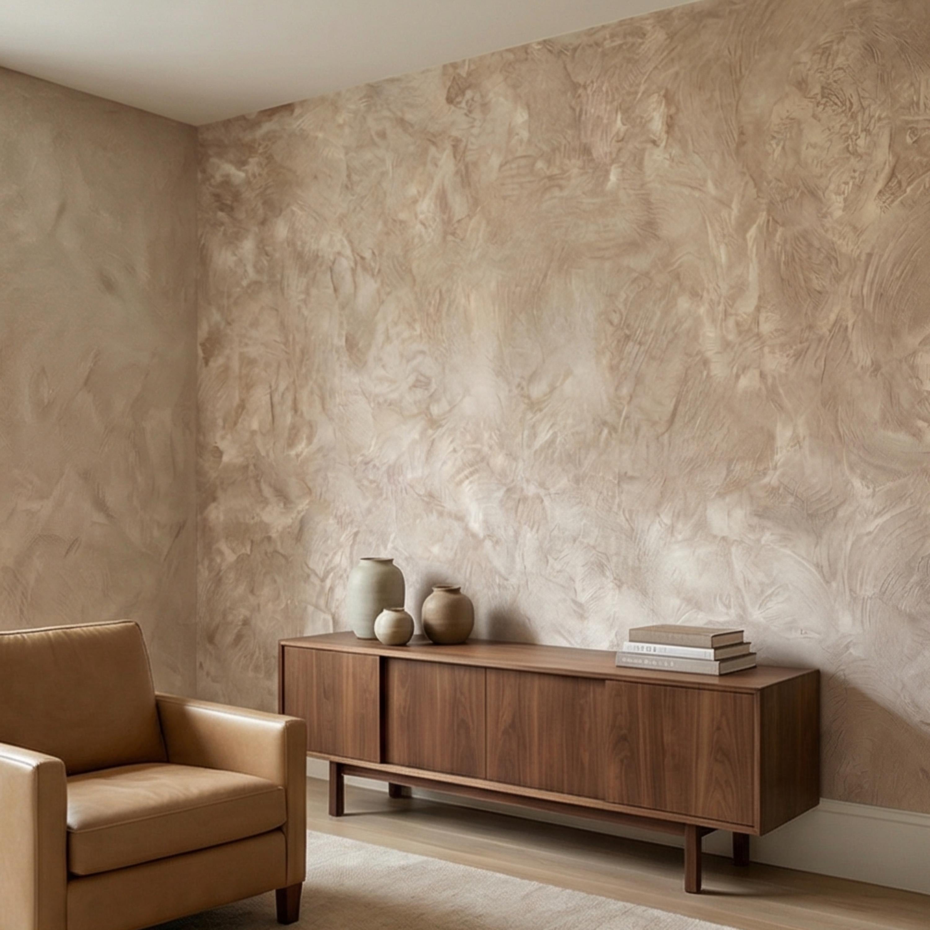 Light Limestone Peel and Stick Wall Mural, Neutral Plaster Texture Wallpaper, Limewash Stone Effect, Modern Organic Wall Decor