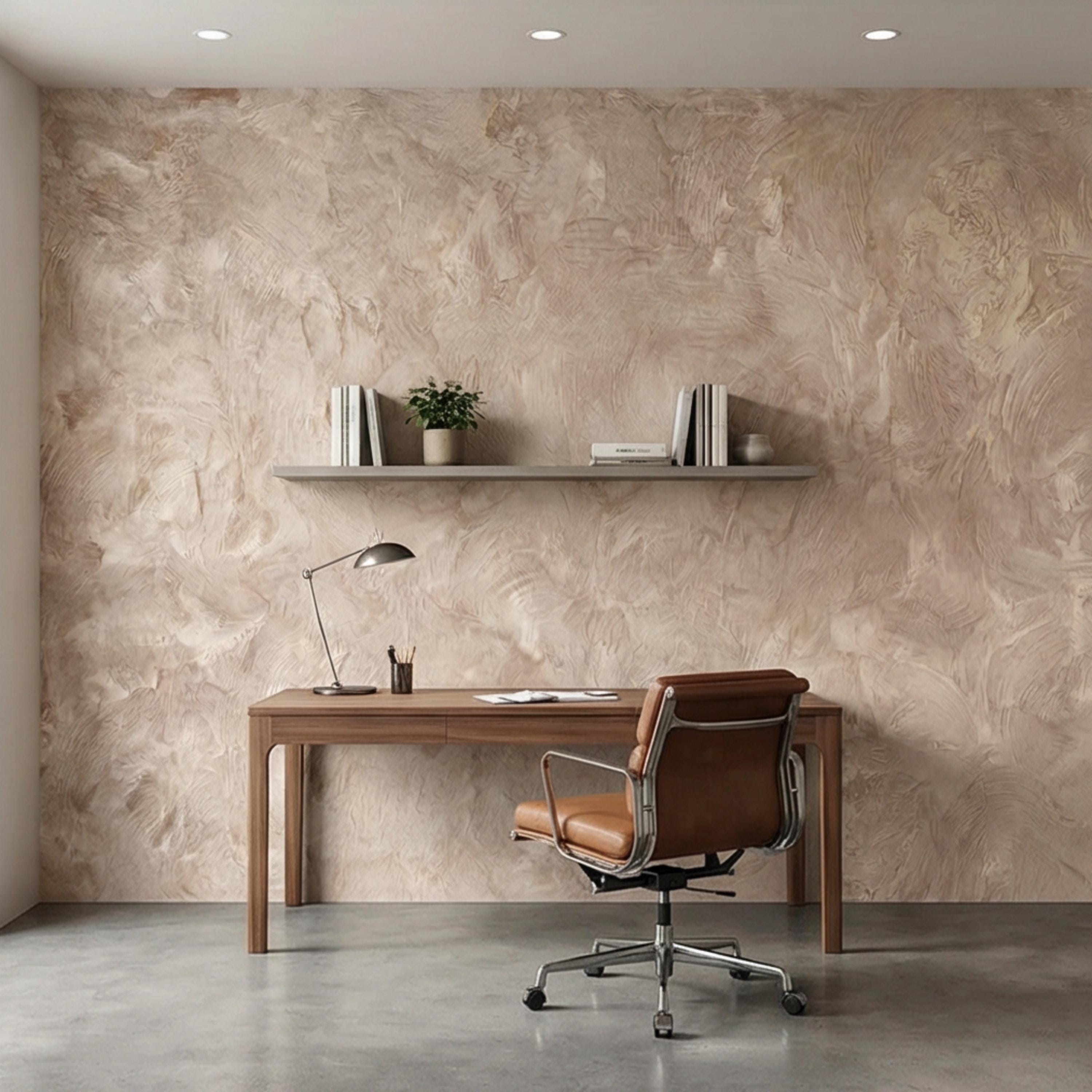 Light Limestone Peel and Stick Wall Mural, Neutral Plaster Texture Wallpaper, Limewash Stone Effect, Modern Organic Wall Decor