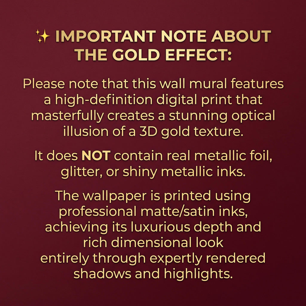 Great Wave Inspired Peel and Stick Wall Mural, Golden Ocean Waves Coastal Cliffs Luxury Seascape Wallpaper