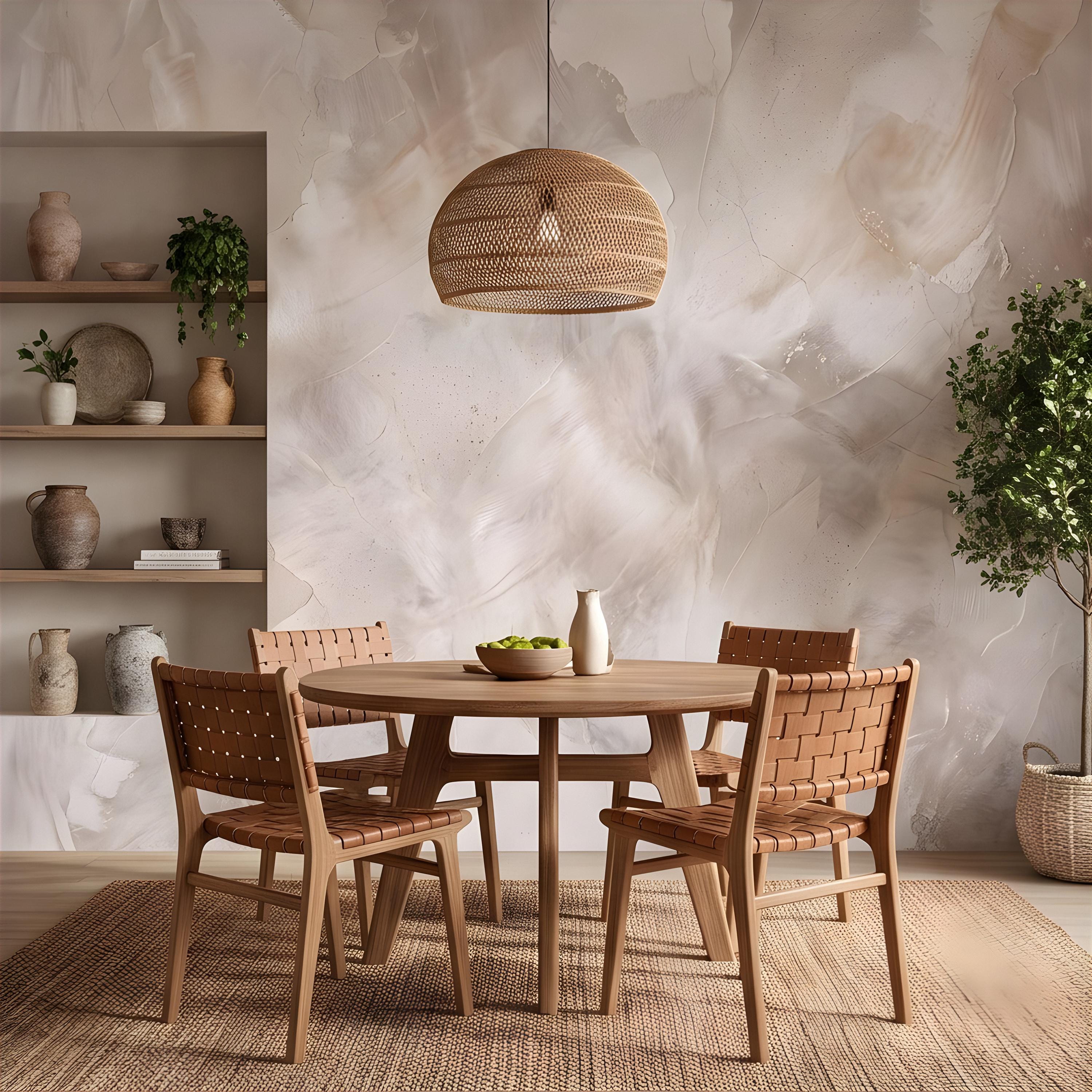 Lime Wash Peel and Stick Wall Mural, Roman Clay Plaster Texture, Soft Neutral Mineral Finish Luxury Textured Wallpaper